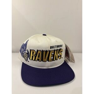 Baltimore Ravens  Vintage 1990s Sports Specialties NFL Pro Line Snapback Hat NEW